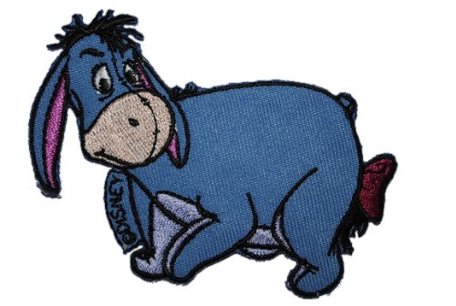 Eeyore 8,5 cm * 7 cm Aufnäher Applikation Bügelbild Patch Winnie the Pooh läuft von alles-meine.de GmbH