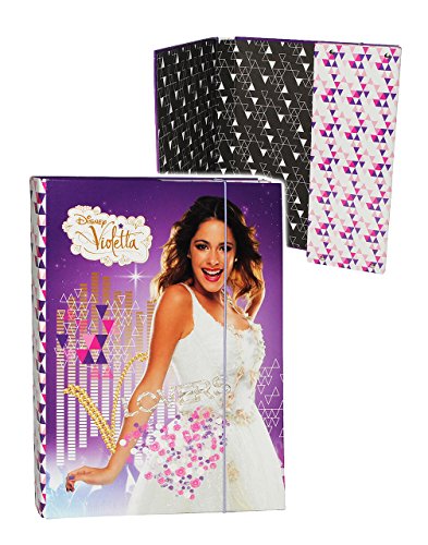 Heftordner/Ordner A5 - Disney Violetta - für Hefte, Zettel und Mappen - Gummizugmappe & Heftmappe - Mappe Ordnermappe/Ordnungsmappe Hefter Heftbox - A.. Heftordner/Ordner A5 - Disney Violetta - für Hefte, Zettel und Mappen - Gummizugmappe & Heftmappe - Mappe Ordnermappe/Ordnungsmappe Hefter Heftbox - A.. von alles-meine.de GmbH