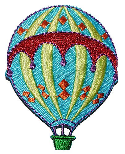 Heißluftballon - 5 cm * 6 cm Bügelbild - Aufnäher Applikation - Rundflug Reisen Fliegen - Urlaub Rundreise - Aufbügler von alles-meine.de GmbH