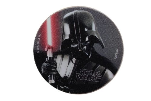 Sticker Star Wars Darth Vader 5 cm PIN - Aufkleber für Textilien Stoff Metall Starwars The Clone von alles-meine.de GmbH