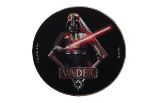 Sticker Star Wars Darth Vader 5 cm PIN - Aufkleber für Textilien Stoff Metall The Clone Starwars von alles-meine.de GmbH