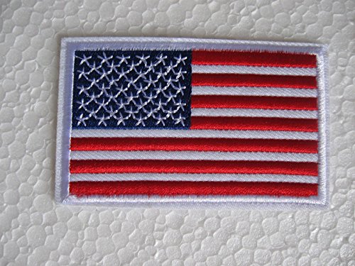USA - 6 cm * 4 cm - Bügelbild/Aufnäher Applikation - Fahne Wappen Flagge Amerika von alles-meine.de GmbH