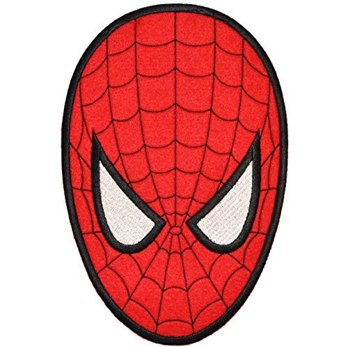 XXL Spiderman 13,5 cm * 20,2 cm Bügelbild - Aufnäher Applikation Spider-Man Marvel Logo Amazing Spinnenmann von alles-meine.de GmbH