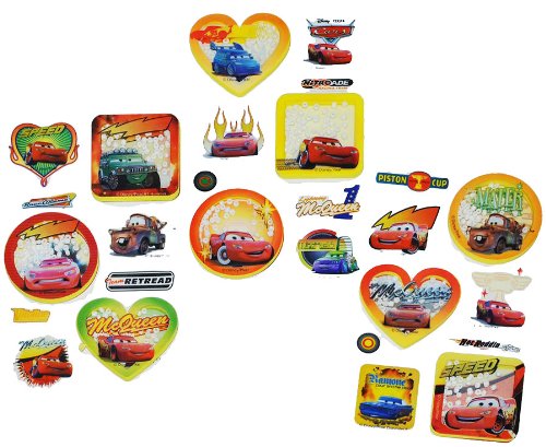 alles-meine.de GmbH 1 * 9 TLG. Set 3-D Sticker/Aufkleber - Cars Lightning McQueen - Kinder Kind z.B. für Stickeralbum Kartensticker Stickerset Auto Abwischbar Plastik alles-meine.de GmbH 1 * 9 TLG. Set 3-D Sticker/Aufkleber - Cars Lightning McQueen - Kinder Kind z.B. für Stickeralbum Kartensticker Stickerset Auto Abwischbar Plastik von alles-meine.de GmbH