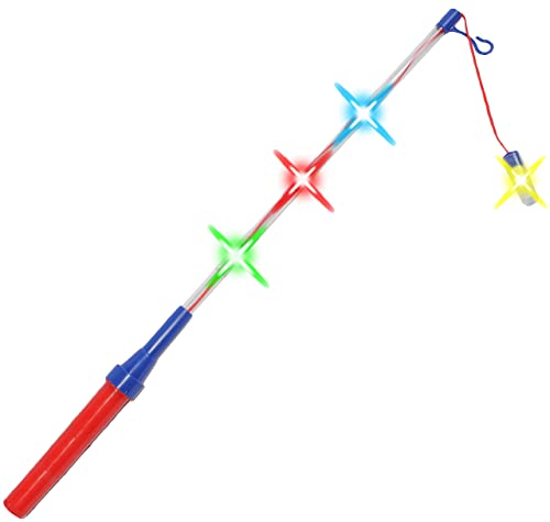 alles-meine.de GmbH 1 Stück LED - Blink & LEUCHT - Laternenstab - elektrisch Blinkender Stab für Batterie - z. B. für Laternen & Lampions - 51 cm - Bunte Farben - HELL - Latern.. von alles-meine.de GmbH