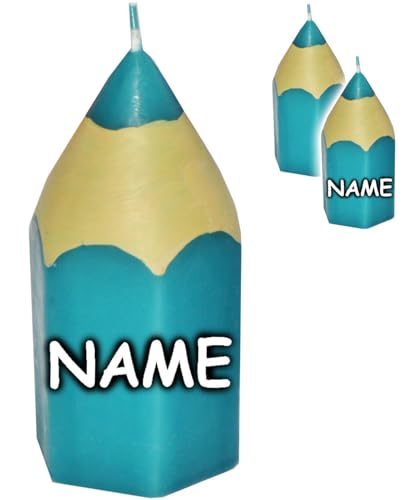 alles-meine.de GmbH 1 Stück große Kerze - bunter Stift - TÜRKIS BLAU/GRÜN - incl. Name - 15 cm hoch - Tischkerze - Tischdeko/Schuleinführung/Geburtstagskerzen - Stift.. alles-meine.de GmbH 1 Stück große Kerze - bunter Stift - TÜRKIS BLAU/GRÜN - incl. Name - 15 cm hoch - Tischkerze - Tischdeko/Schuleinführung/Geburtstagskerzen - Stift.. von alles-meine.de GmbH