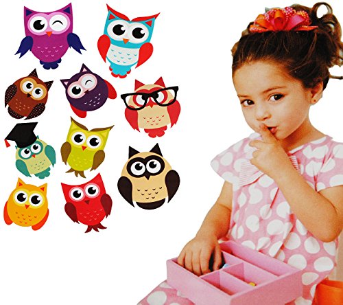 alles-meine.de GmbH 10 Stück: Wandsticker - lustige Eulen - selbstklebend + wiederverwendbar - Aufkleber für Kinderzimmer - Wandtattoo/Sticker Kinder - Eule - Jungen - Vöge.. alles-meine.de GmbH 10 Stück: Wandsticker - lustige Eulen - selbstklebend + wiederverwendbar - Aufkleber für Kinderzimmer - Wandtattoo/Sticker Kinder - Eule - Jungen - Vöge.. von alles-meine.de GmbH