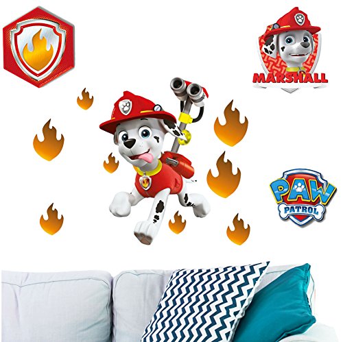 alles-meine.de GmbH 12 TLG. Set Wandtattoo/Sticker - P. Patrol - Feuerwehr Hund Marshall - Wandsticker - Aufkleber für Kinderzimmer - selbstklebend + wiederverwendbar + w.. alles-meine.de GmbH 12 TLG. Set Wandtattoo/Sticker - P. Patrol - Feuerwehr Hund Marshall - Wandsticker - Aufkleber für Kinderzimmer - selbstklebend + wiederverwendbar + w.. von alles-meine.de GmbH