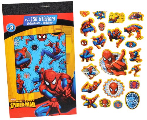 alles-meine.de GmbH 150tlg. XL - Set Sticker/Aufkleber - Spiderman - Kinder Kind klein Spider Man z.B. für Stickeralbum Stickerblock/Kindersticker - Stickermappe alles-meine.de GmbH 150tlg. XL - Set Sticker/Aufkleber - Spiderman - Kinder Kind klein Spider Man z.B. für Stickeralbum Stickerblock/Kindersticker - Stickermappe von alles-meine.de GmbH