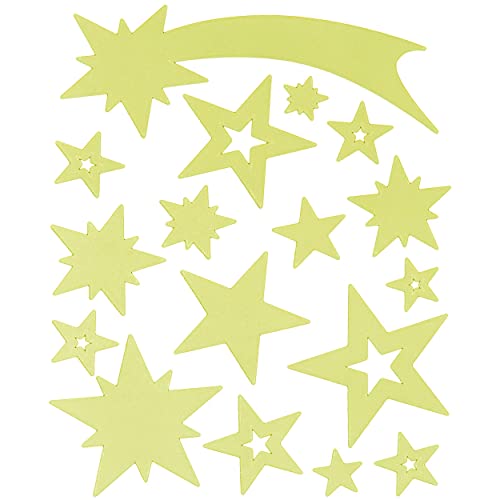 alles-meine.de GmbH 17 Stück: Fenstersticker - Leuchtet im Dunkeln - Sterne & Sternschnuppe am Himmel - statisch haftende Fensterbilder - Glow in The Dark ! - Leucht Figu.. alles-meine.de GmbH 17 Stück: Fenstersticker - Leuchtet im Dunkeln - Sterne & Sternschnuppe am Himmel - statisch haftende Fensterbilder - Glow in The Dark ! - Leucht Figu.. von alles-meine.de GmbH