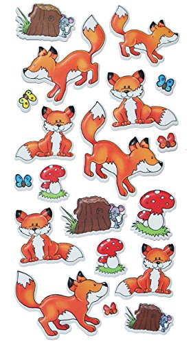 alles-meine.de GmbH 19 TLG. Set Stickerset: 3-D Soft Sticker/Aufkleber - Fuchs mit Pilzen - wasserabweisend - Pop-Up - Herbststicker - Waldtiere Füchse Eicheln Pilz Blumen - fü.. alles-meine.de GmbH 19 TLG. Set Stickerset: 3-D Soft Sticker/Aufkleber - Fuchs mit Pilzen - wasserabweisend - Pop-Up - Herbststicker - Waldtiere Füchse Eicheln Pilz Blumen - fü.. von alles-meine.de GmbH