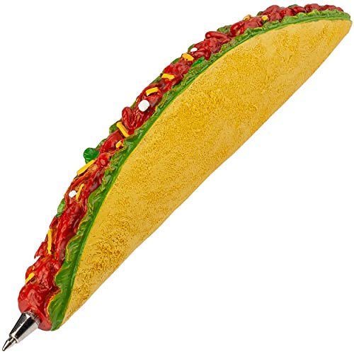 alles-meine.de GmbH 2 Stück Kugelschreiber - Kuli - Stift - als Döner/Taco/Kebab- aus Kunstharz/Polystone - 17 cm - für Kinder & Erwachsene - Schule - Büro - lustig witzi.. von alles-meine.de GmbH