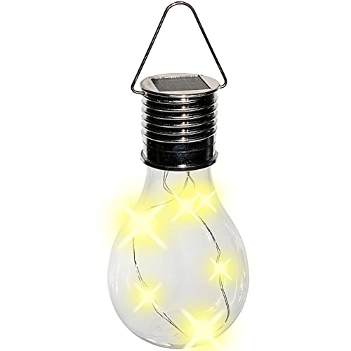 alles-meine.de GmbH 2 Stück SOLAR - LICHT - Glas Glühbirnen - Lichterkette - 4 Stück LED - 6 Stunden Leuchtkraft - 15 cm groß - Leuchte transparent durchsichtig - Glühlampe zum.. alles-meine.de GmbH 2 Stück SOLAR - LICHT - Glas Glühbirnen - Lichterkette - 4 Stück LED - 6 Stunden Leuchtkraft - 15 cm groß - Leuchte transparent durchsichtig - Glühlampe zum.. von alles-meine.de GmbH