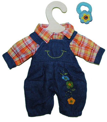 alles-meine.de GmbH 2 TLG. Set Puppenkleidung Latzhose + Bluse rosa Gr. 35-45 cm Kleidung - incl. Haargummi - für die Puppe - Kleidung Bekleidung Puppenbekleidung alles-meine.de GmbH 2 TLG. Set Puppenkleidung Latzhose + Bluse rosa Gr. 35-45 cm Kleidung - incl. Haargummi - für die Puppe - Kleidung Bekleidung Puppenbekleidung von alles-meine.de GmbH
