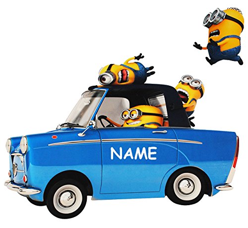 alles-meine.de GmbH 2 TLG. Set XL Wandtattoo/Sticker - Minion - Ich einfach unverbesserlich/im Auto - incl. Name - Wandsticker - Aufkleber für Kinderzimmer - selbstkleb.. alles-meine.de GmbH 2 TLG. Set XL Wandtattoo/Sticker - Minion - Ich einfach unverbesserlich/im Auto - incl. Name - Wandsticker - Aufkleber für Kinderzimmer - selbstkleb.. von alles-meine.de GmbH