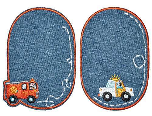 alles-meine.de GmbH 2 TLG. Set ovaler Flicken/Bügelbild - Auto Fahrzeuge - Jeans blau - 8 cm * 11,5 cm - oval - Bügelbilder - Aufnäher zum Aufnähen und Bügeln/Applikation für.. alles-meine.de GmbH 2 TLG. Set ovaler Flicken/Bügelbild - Auto Fahrzeuge - Jeans blau - 8 cm * 11,5 cm - oval - Bügelbilder - Aufnäher zum Aufnähen und Bügeln/Applikation für.. von alles-meine.de GmbH