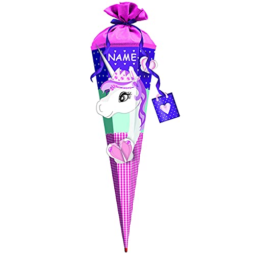 alles-meine.de GmbH 3-D Effekt BASTELSET Schultüte - Einhorn mit Glitzer Perlen - 85 cm - incl. Name - mit Holzspitze - Zuckertüte - Set zum selber Basteln - 6 eckig/pink.. alles-meine.de GmbH 3-D Effekt BASTELSET Schultüte - Einhorn mit Glitzer Perlen - 85 cm - incl. Name - mit Holzspitze - Zuckertüte - Set zum selber Basteln - 6 eckig/pink.. von alles-meine.de GmbH