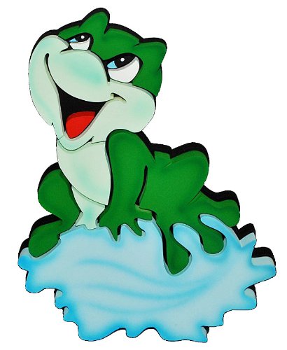 alles-meine.de GmbH 3-D Wandbild/Türschild/Wandtattoo - XL Quack Frosch - Wetterfest - Bild Kinderzimmer Wandsticker Wanddeko Namensschild alles-meine.de GmbH 3-D Wandbild/Türschild/Wandtattoo - XL Quack Frosch - Wetterfest - Bild Kinderzimmer Wandsticker Wanddeko Namensschild von alles-meine.de GmbH