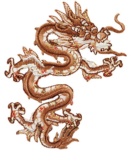 alles-meine.de GmbH 3 Stück Bügelbilder - chinesischer Drache - Long - braun/beige - 8,8 cm * 10,8 cm - Aufnäher & Applikationen - gewebter Flicken - Bügelflicken/H.. alles-meine.de GmbH 3 Stück Bügelbilder - chinesischer Drache - Long - braun/beige - 8,8 cm * 10,8 cm - Aufnäher & Applikationen - gewebter Flicken - Bügelflicken/H.. von alles-meine.de GmbH