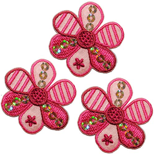 alles-meine.de GmbH 3 TLG. Set: Blume/Blüte rot pink - 3,7 cm - Bügelbild Aufnäher/Applikation Blumen bunt Blüten Aufbügler - Blütenbild alles-meine.de GmbH 3 TLG. Set: Blume/Blüte rot pink - 3,7 cm - Bügelbild Aufnäher/Applikation Blumen bunt Blüten Aufbügler - Blütenbild von alles-meine.de GmbH
