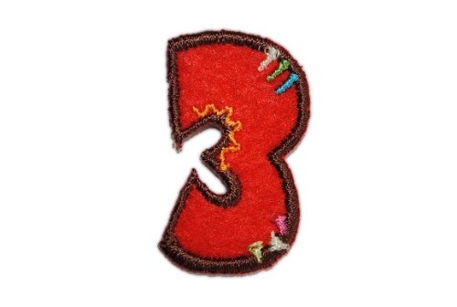 alles-meine.de GmbH 3 - Zahl Bügelbild Aufnäher Applikation einzeln Stück Zahlen rechnen Sticker alles-meine.de GmbH 3 - Zahl Bügelbild Aufnäher Applikation einzeln Stück Zahlen rechnen Sticker von alles-meine.de GmbH