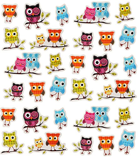 alles-meine.de GmbH 30 TLG. Set: Sticker/Aufkleber - Bunte Eulen - mit Glitzer - selbstklebend - Eule auf AST - Stickerset Kinder - z.B. für Stickeralbum/Figuren - Mädche.. alles-meine.de GmbH 30 TLG. Set: Sticker/Aufkleber - Bunte Eulen - mit Glitzer - selbstklebend - Eule auf AST - Stickerset Kinder - z.B. für Stickeralbum/Figuren - Mädche.. von alles-meine.de GmbH