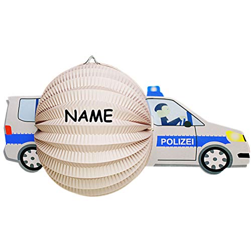 alles-meine.de GmbH 3D Effekt Laterne/Lampion - Polizei - Polizeiauto - inkl. Name - aus Papier - für Kinder - Papierlaterne - Lampe - Laternen Lampions - Figur - für Laterne.. alles-meine.de GmbH 3D Effekt Laterne/Lampion - Polizei - Polizeiauto - inkl. Name - aus Papier - für Kinder - Papierlaterne - Lampe - Laternen Lampions - Figur - für Laterne.. von alles-meine.de GmbH