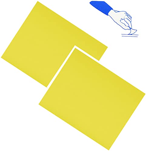 alles-meine.de GmbH 6 Stück Selbstklebende Reparatur Aufkleber - Nylon - gelb - wasserabweisend & wasserdicht - Sticker/Kleber - Flicken - für Bekleidung Regenartikel/i.. von alles-meine.de GmbH