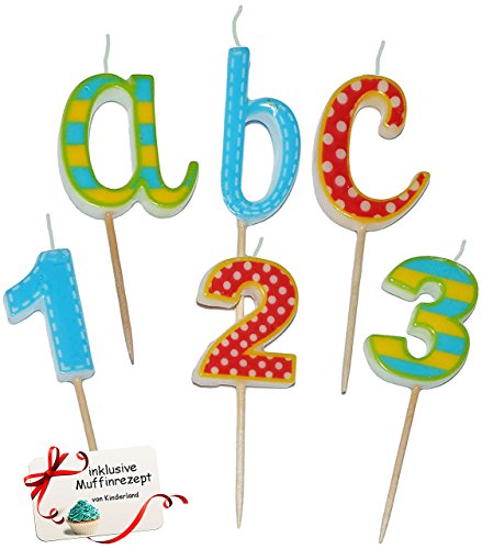 alles-meine.de GmbH 6 TLG. Set Steck Kerzen für den Schulanfang - ABC + Zahlen - Kind Steckkerzen Geburtstagskerzen Kindergeburtstag Deko Schulanfangstisch Schuleinführung - Ei.. alles-meine.de GmbH 6 TLG. Set Steck Kerzen für den Schulanfang - ABC + Zahlen - Kind Steckkerzen Geburtstagskerzen Kindergeburtstag Deko Schulanfangstisch Schuleinführung - Ei.. von alles-meine.de GmbH