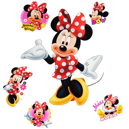 alles-meine.de GmbH 6 TLG. Set Wandtattoo/Sticker - Minnie Mouse - Wandsticker + Fenstersticker - Aufkleber für Kinderzimmer - Maus Playhouse/Mädchen - Kinder - Wandauf.. alles-meine.de GmbH 6 TLG. Set Wandtattoo/Sticker - Minnie Mouse - Wandsticker + Fenstersticker - Aufkleber für Kinderzimmer - Maus Playhouse/Mädchen - Kinder - Wandauf.. von alles-meine.de GmbH