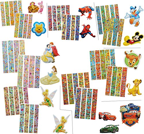 alles-meine.de GmbH 650 TLG. - XXL - Set Sticker/Aufkleber - Jungen Motive - selbstklebend - Stickerset Kinder - z.B. für Stickeralbum/Stickerbox - Stickerset - Mickey Ma.. von alles-meine.de GmbH