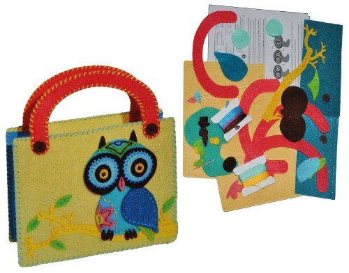 alles-meine.de GmbH Bastelset: Eule - Filztasche zum Sticken, Nähen per Hand - Tragetasche Filz Eulen gelb - Tasche Henkeltasche Handarbeiten Filz erstes Nähen Handarbeit alles-meine.de GmbH Bastelset: Eule - Filztasche zum Sticken, Nähen per Hand - Tragetasche Filz Eulen gelb - Tasche Henkeltasche Handarbeiten Filz erstes Nähen Handarbeit von alles-meine.de GmbH