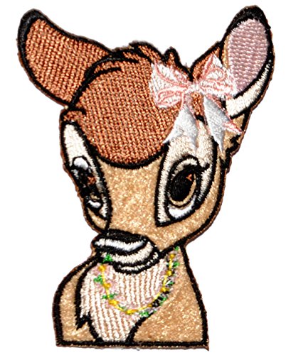 alles-meine.de GmbH - Disney Bügelbild - Reh Bambi - 6,1 cm x 7,8 cm - Aufnäher Applikation - Rehe/Hirsch - Gestickter Flicken - Kind - Tier - Patch von alles-meine.de GmbH
