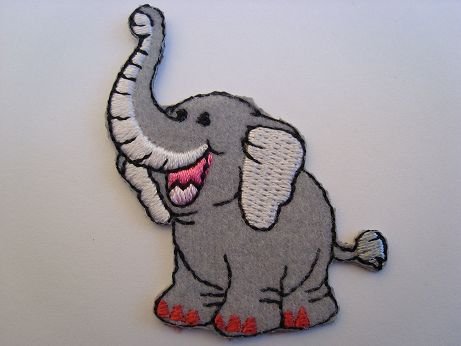 alles-meine.de GmbH Elefant 4,6 cm * 5,2 cm Bügelbild Tier Elephant Zoo Zootier Afrika Aufnäher Applikation Patch alles-meine.de GmbH Elefant 4,6 cm * 5,2 cm Bügelbild Tier Elephant Zoo Zootier Afrika Aufnäher Applikation Patch von alles-meine.de GmbH
