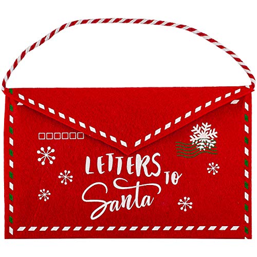 alles-meine.de GmbH Filz Tasche - Weihnachten - Motivwahl - Wunschzettel & Geschenkverpackung - Weihnachtsmann Geschenketasche Brief Weihnachtsdeko - Geldgeschenk Geschenktüte Ge.. von alles-meine.de GmbH