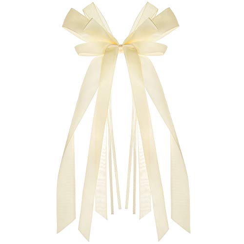 alles-meine.de GmbH Geschenkschleife/Schleife Farbwahl Junge & Mädchen - 30 cm lang u. 15 cm breit - mit edlen Satin Bändern + Tüllband - Geschenkband - für Geschenk Zucker.. von alles-meine.de GmbH