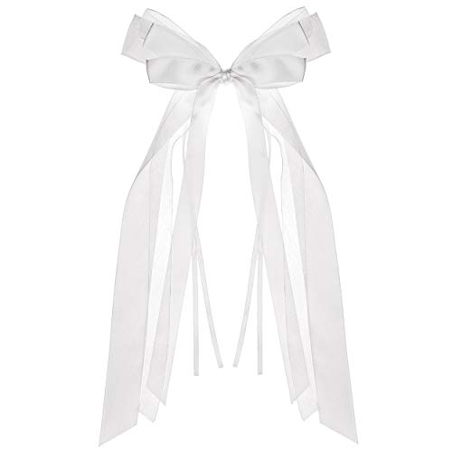 alles-meine.de GmbH Geschenkschleife/Schleife Farbwahl Junge & Mädchen - 30 cm lang u. 15 cm breit - mit edlen Satin Bändern + Tüllband - Geschenkband - für Geschenk Zucker.. von alles-meine.de GmbH