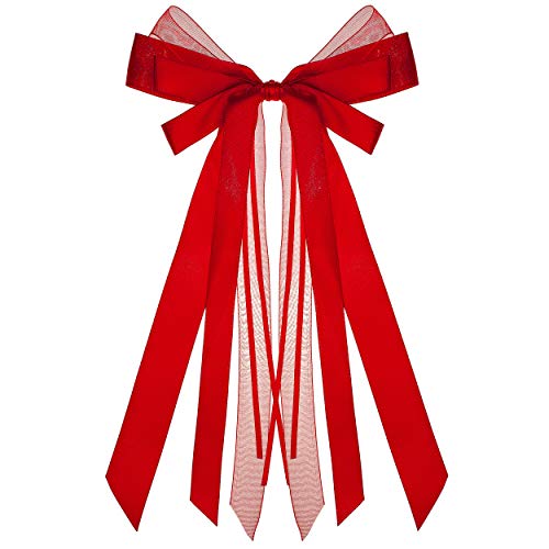 alles-meine.de GmbH Geschenkschleife/Schleife Farbwahl Junge & Mädchen - 30 cm lang u. 15 cm breit - mit edlen Satin Bändern + Tüllband - Geschenkband - für Geschenk Zucker.. von alles-meine.de GmbH