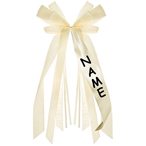 alles-meine.de GmbH Geschenkschleife/Schleife Farbwahl Junge & Mädchen - inkl. Name - 30 cm lang u. 15 cm breit - mit edlen Satin Bändern + Tüllband - Geschenkband - für Ge.. alles-meine.de GmbH Geschenkschleife/Schleife Farbwahl Junge & Mädchen - inkl. Name - 30 cm lang u. 15 cm breit - mit edlen Satin Bändern + Tüllband - Geschenkband - für Ge.. von alles-meine.de GmbH