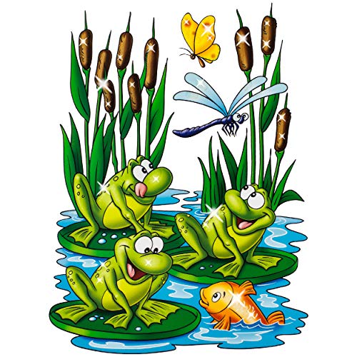 alles-meine.de GmbH Glitzer - Fensterbild Motivwahl Frösche & Fische im Wasser - statisch haftend - selbstklebend + wiederverwendbar - Set Sticker Fenstersticker Aufkleber - .. alles-meine.de GmbH Glitzer - Fensterbild Motivwahl Frösche & Fische im Wasser - statisch haftend - selbstklebend + wiederverwendbar - Set Sticker Fenstersticker Aufkleber - .. von alles-meine.de GmbH