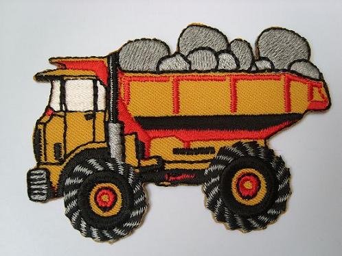 alles-meine.de GmbH Kipper 7,5 cm * 5,2 cm Bügelbild Bagger Baustelle Auto Car Aufnäher Applikation Patch Aufbügler alles-meine.de GmbH Kipper 7,5 cm * 5,2 cm Bügelbild Bagger Baustelle Auto Car Aufnäher Applikation Patch Aufbügler von alles-meine.de GmbH