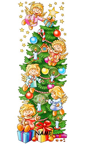 alles-meine.de GmbH LANGES Fensterbild/Bordüre - Engel mit Weihnachtsbaum - incl. Name - statisch haftend - Borte - selbstklebend + wiederverwendbar/Weihnachten - Sticker.. alles-meine.de GmbH LANGES Fensterbild/Bordüre - Engel mit Weihnachtsbaum - incl. Name - statisch haftend - Borte - selbstklebend + wiederverwendbar/Weihnachten - Sticker.. von alles-meine.de GmbH