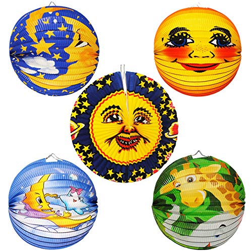 alles-meine.de GmbH Lampion/Laterne - RUND - Mond & Sterne - kuscheln - aus Papier - für Kinder Papierlaterne - Laternen Lampions - Figuren - Mädchen Jungen - für Laternenu.. alles-meine.de GmbH Lampion/Laterne - RUND - Mond & Sterne - kuscheln - aus Papier - für Kinder Papierlaterne - Laternen Lampions - Figuren - Mädchen Jungen - für Laternenu.. von alles-meine.de GmbH