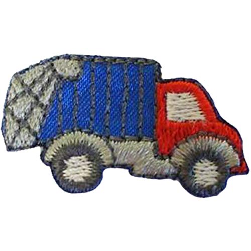 alles-meine.de GmbH Müllauto 3,2 cm * 1,8 cm Müllwagen Auto Aufnäher Applikation Bügelbild Patch Aufbügler LKW von alles-meine.de GmbH