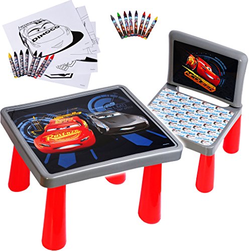 alles-meine.de GmbH Set: Tisch & Stuhl - incl. Malvorlagen + Stifte - Cars/Auto - Lightning McQueen - Auto - Maltisch/Zeichentisch/Schreibtisch/Spieltisch - für Kinder au.. alles-meine.de GmbH Set: Tisch & Stuhl - incl. Malvorlagen + Stifte - Cars/Auto - Lightning McQueen - Auto - Maltisch/Zeichentisch/Schreibtisch/Spieltisch - für Kinder au.. von alles-meine.de GmbH