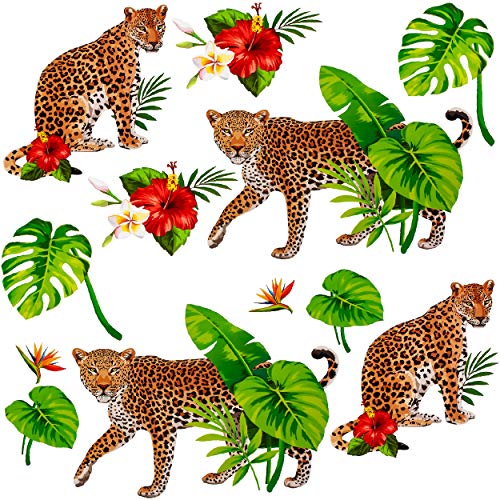 alles-meine.de GmbH Wandsticker + Fensterbilder Motive frei wählbar Kinder & Erwachsene - 3 * 12 TLG - Leopard - Dschungel Blumen & Tropen Tiere - selbstklebend + wiederverwen.. alles-meine.de GmbH Wandsticker + Fensterbilder Motive frei wählbar Kinder & Erwachsene - 3 * 12 TLG - Leopard - Dschungel Blumen & Tropen Tiere - selbstklebend + wiederverwen.. von alles-meine.de GmbH