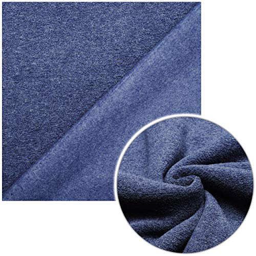 alles-meine.de GmbH Warmer Fleece Stoff - Meterware am Stück - Petrol blau - Uni - Wellnessfleece - antipilling/Fleecestoff - 100% Polyester - Winterstoff - Stoffe Muster Klei.. von alles-meine.de GmbH