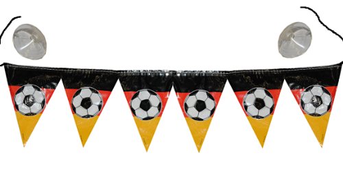 alles-meine.de GmbH Wimpelkette für Auto/Fensterscheibe mit Saugnäpfen - Girlande Deutschland - Party deutsche Fußball alles-meine.de GmbH Wimpelkette für Auto/Fensterscheibe mit Saugnäpfen - Girlande Deutschland - Party deutsche Fußball von alles-meine.de GmbH