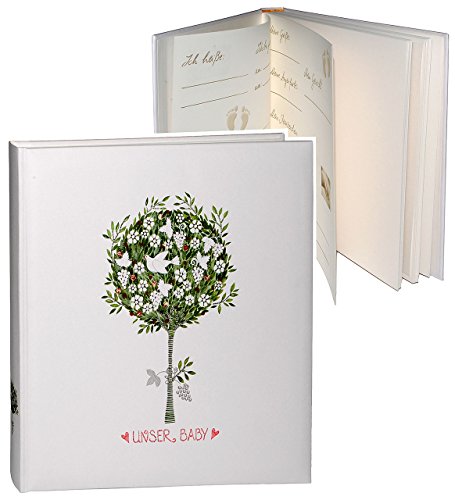 alles-meine.de GmbH XL Fotoalbum - unser Baby - Gebunden zum Einkleben - blanko - groß für bis zu 312 Bilder - Fotobuch/Photoalbum/Babyalbum/Album - für Mädchen & Junge.. von alles-meine.de GmbH