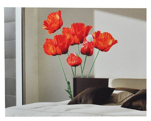 alles-meine.de GmbH XXL Wandaufkleber/Sticker - Mohnblumen mit Stengel - Mohn Blüten - selbstklebend für Kinderzimmer und Deko Wandsticker Aufkleber Blumen alles-meine.de GmbH XXL Wandaufkleber/Sticker - Mohnblumen mit Stengel - Mohn Blüten - selbstklebend für Kinderzimmer und Deko Wandsticker Aufkleber Blumen von alles-meine.de GmbH